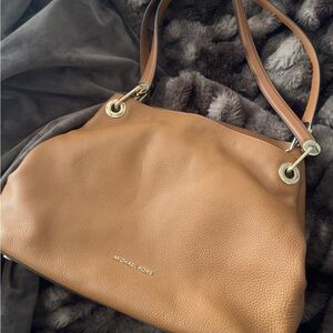 Michael Kors Tan Leather Shoulder Bag